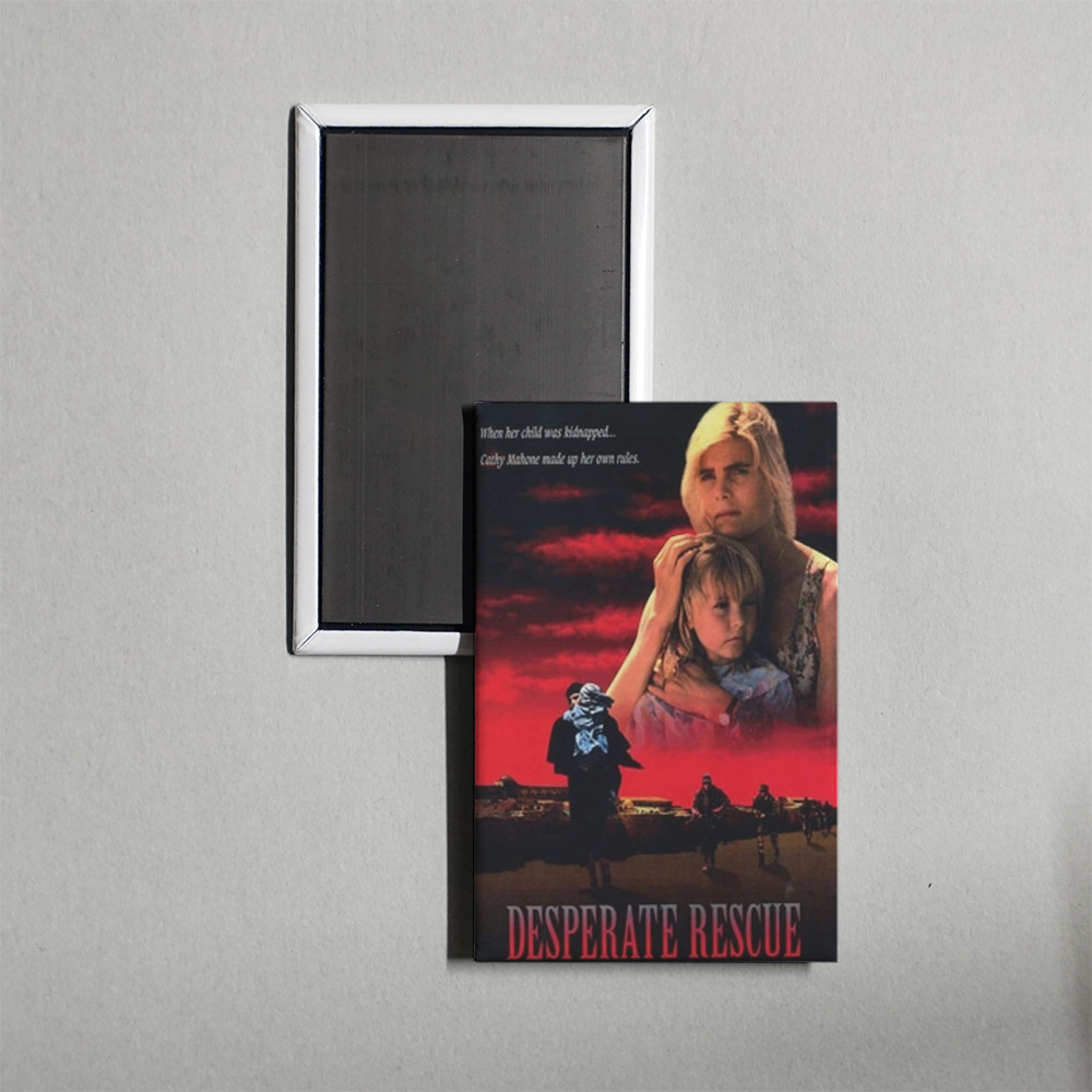 Desperate Rescue The Cathy Mahone Story Mini Movie Fridge Magnet