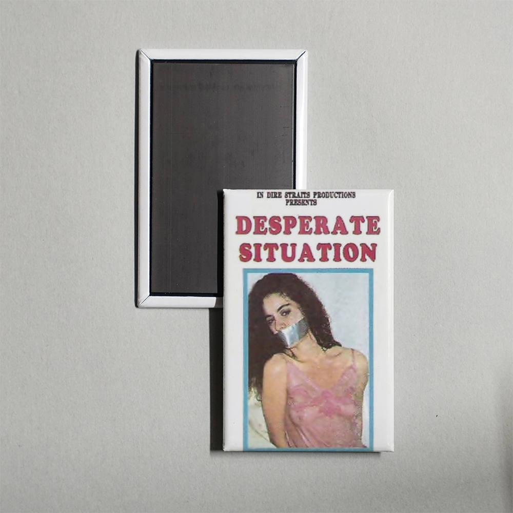 Desperate Situation Mini Movie Fridge Magnet