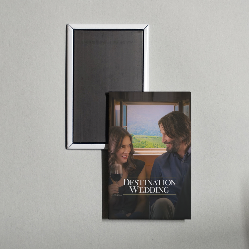 Destination Wedding Mini Movie Fridge Magnet
