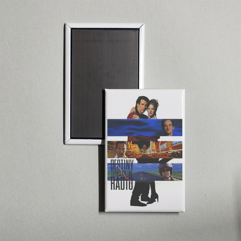 Destiny Turns on the Radio Mini Movie Fridge Magnet
