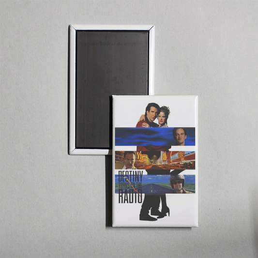 Destiny Turns on the Radio Mini Movie Fridge Magnet