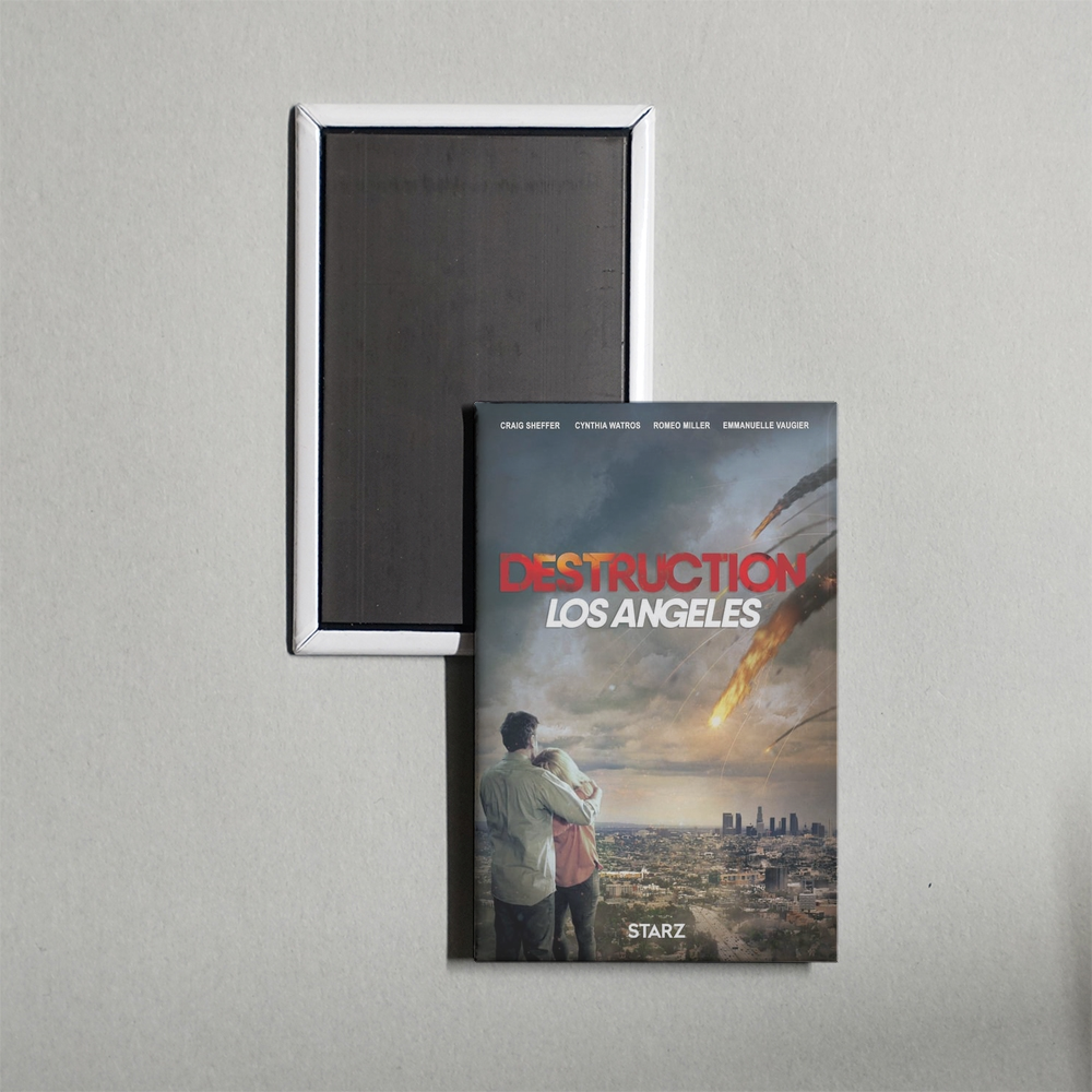 Destruction Los Angeles Mini Movie Fridge Magnet