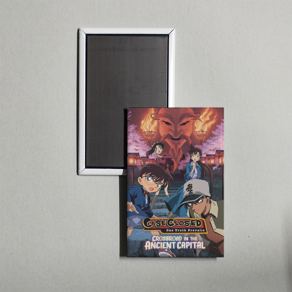 Detective Conan Crossroad in the Ancient Capital Mini Movie Fridge Magnet