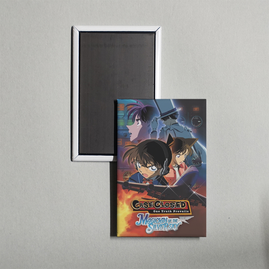 Detective Conan Magician of the Silver Sky Mini Movie Fridge Magnet