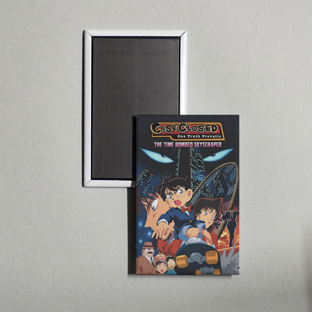 Detective Conan The Time Bombed Skyscraper Mini Movie Fridge Magnet