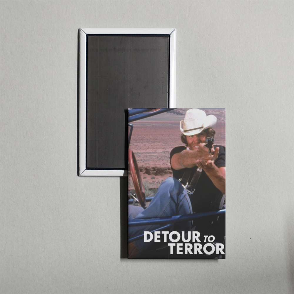 Detour to Terror Mini Movie Fridge Magnet