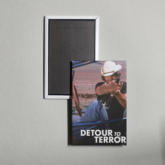 Detour to Terror Mini Movie Fridge Magnet