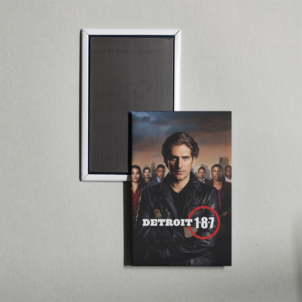Detroit 1-8-7 TV Show Fridge Magnet