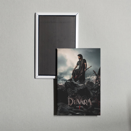 Devara  Part 1 Mini Movie Fridge Magnet