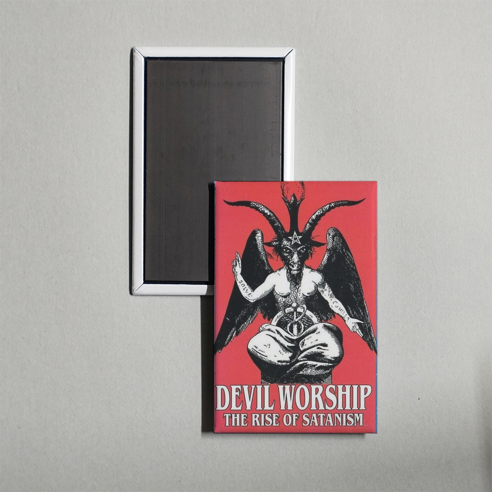 Devil Worship The Rise of Satanism Mini Movie Fridge Magnet