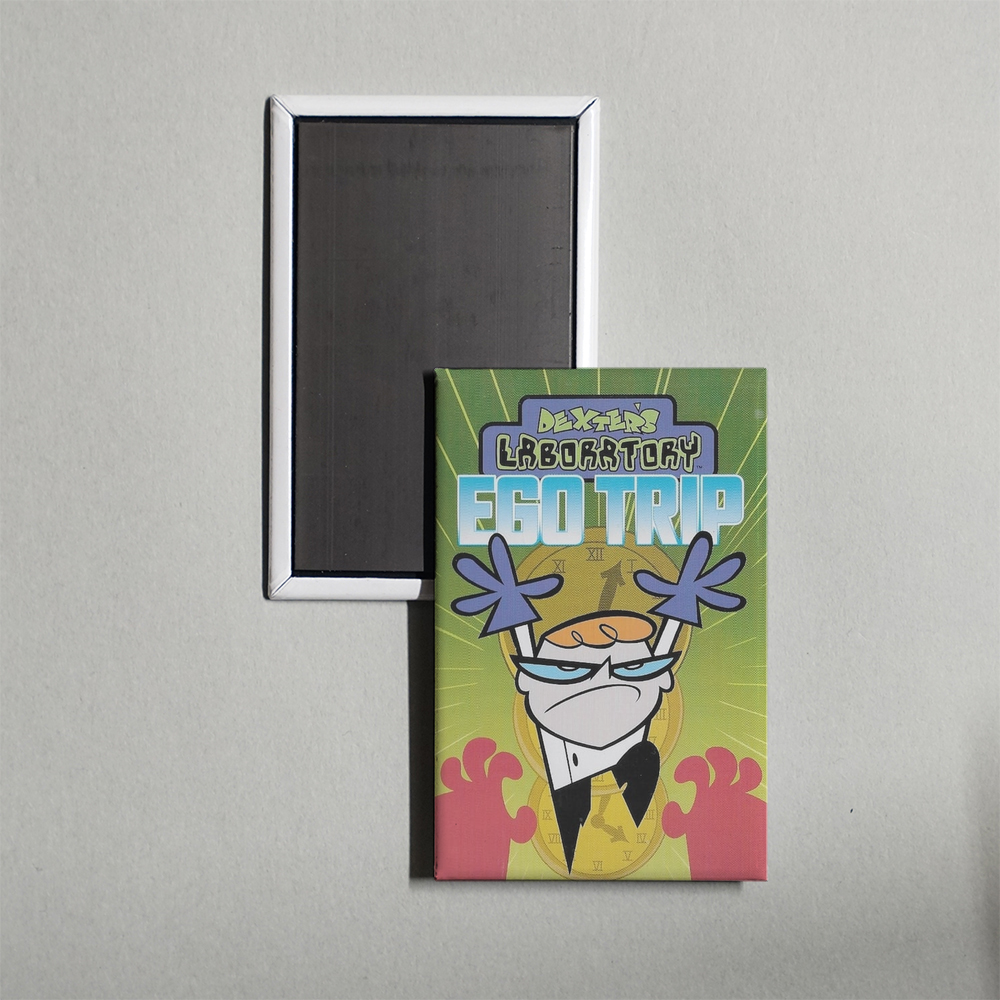 Dexter's Laboratory Ego Trip Mini Movie Fridge Magnet