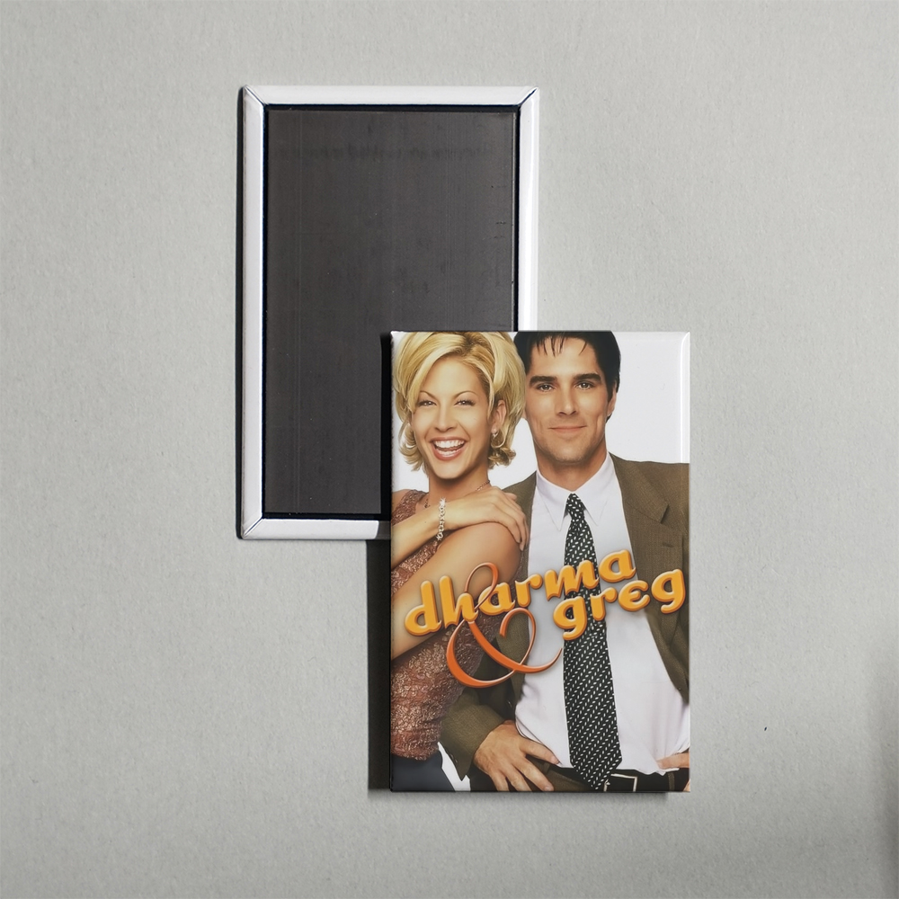 Dharma & Greg TV Show Fridge Magnet