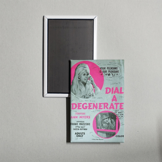 Dial-a-Degenerate Mini Movie Fridge Magnet