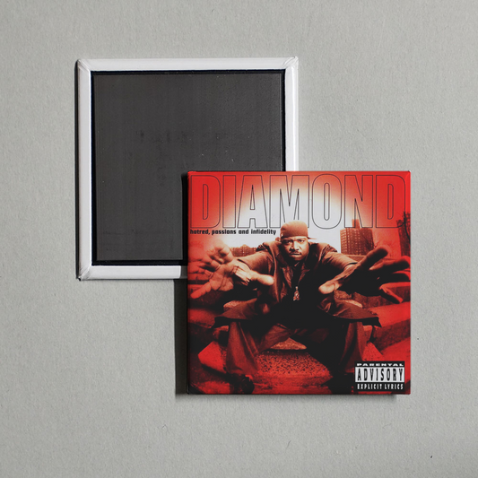 Diamond D - Hatred, Passions and Infidelity Album Cover Fridge Magnet