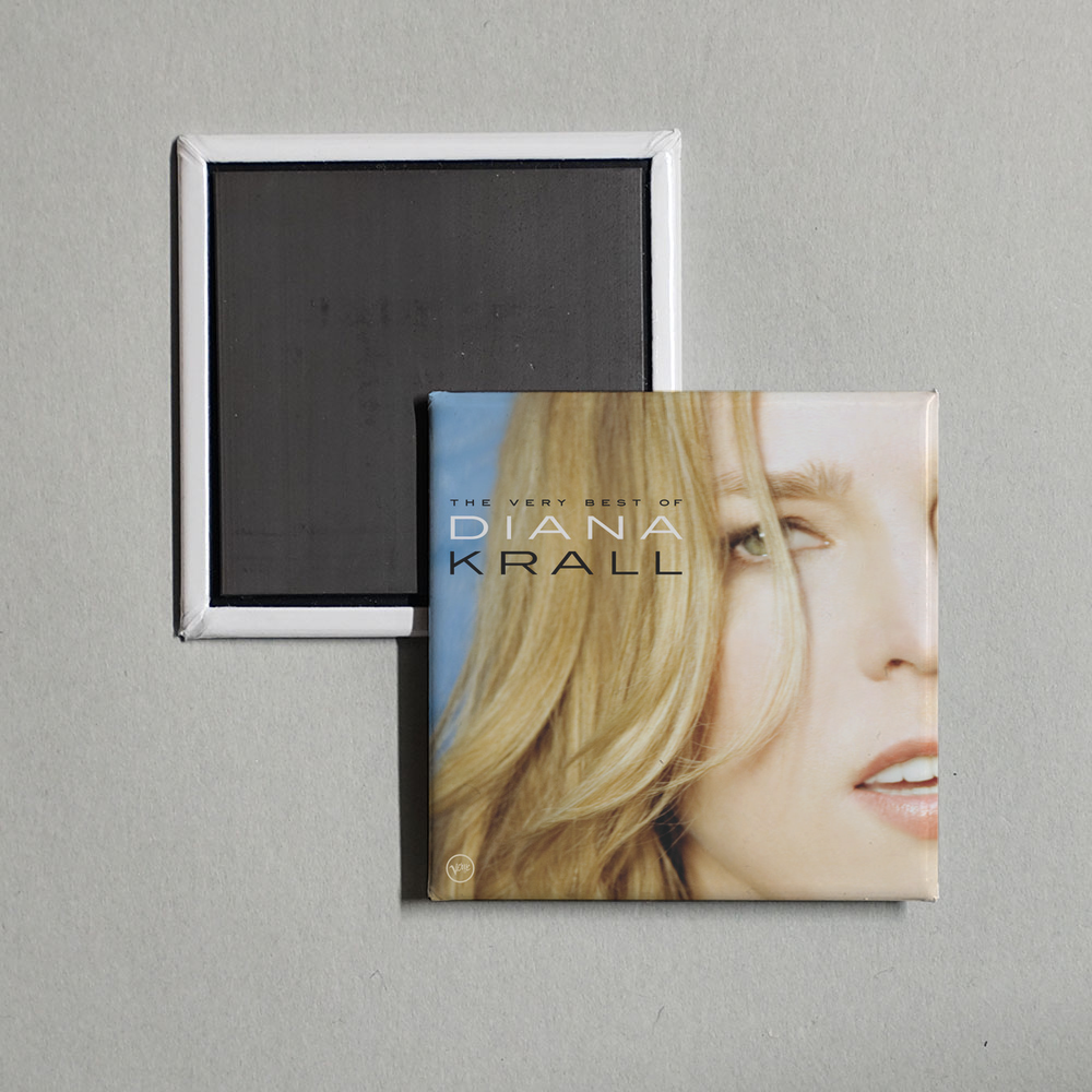 Diana Krall - The Very Best Of Diana Krall Album Cover Fridge Magnet