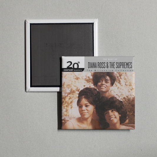 Diana Ross & The Supremes - 20th Century Masters The Millennium Collection Best Of Diana Ross & The Supremes Album Cover Fridge Magnet