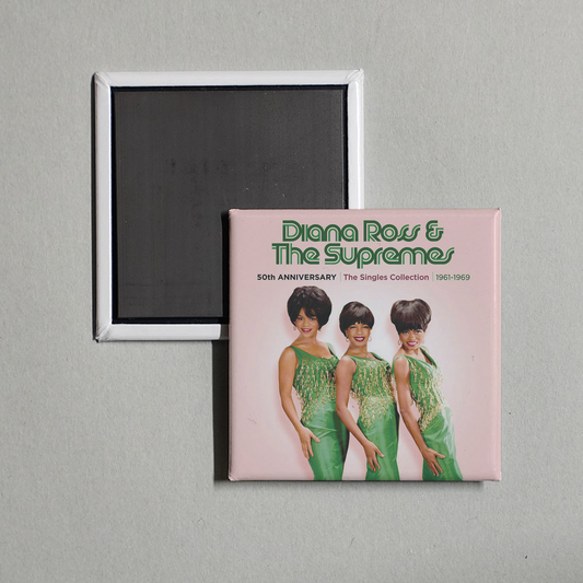 Diana Ross & The Supremes - 50th Anniversary The Singles Collection 1961-1969 Album Cover Fridge Magnet