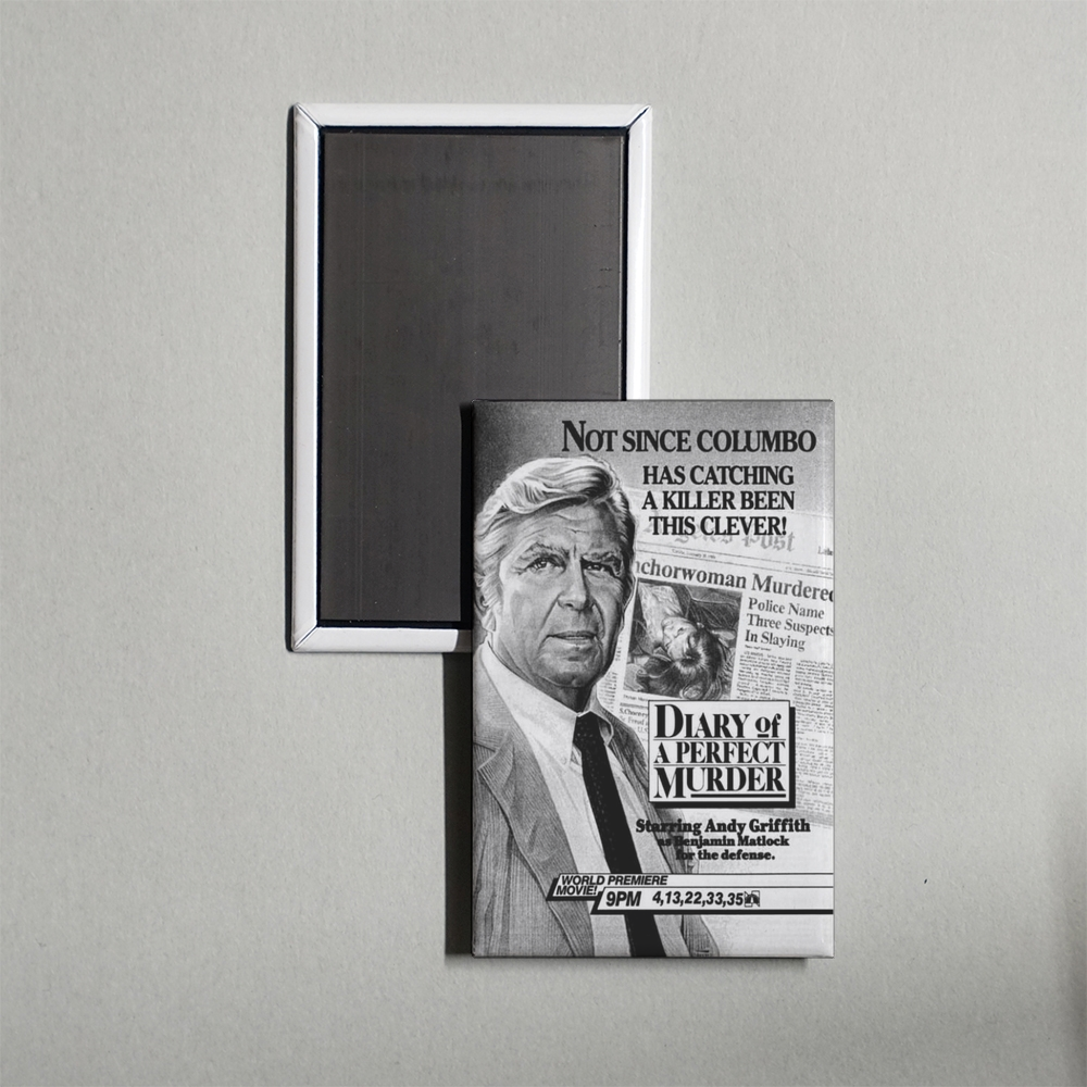 Diary of a Perfect Murder Mini Movie Fridge Magnet