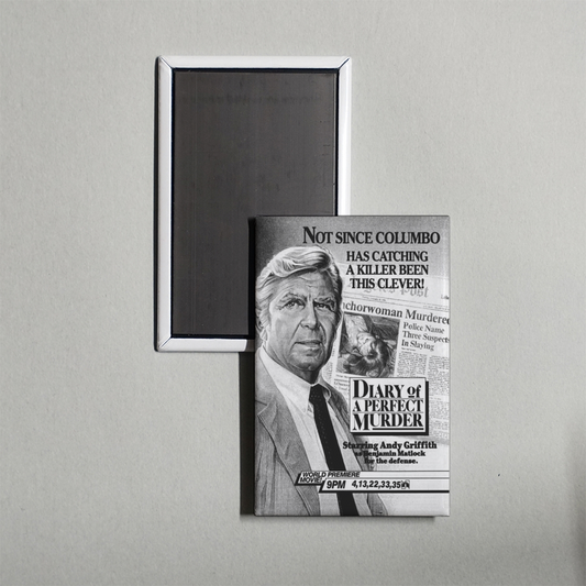 Diary of a Perfect Murder Mini Movie Fridge Magnet