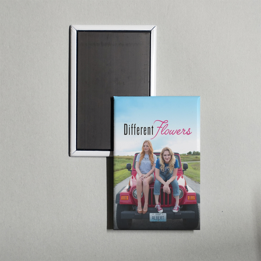 Different Flowers Mini Movie Fridge Magnet