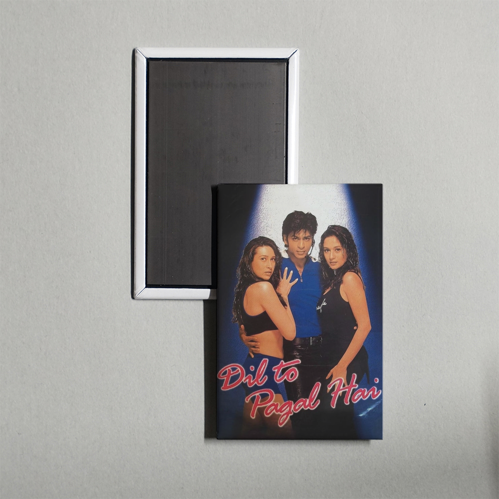 Dil To Pagal Hai Mini Movie Fridge Magnet