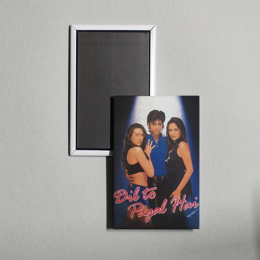Dil To Pagal Hai Mini Movie Fridge Magnet
