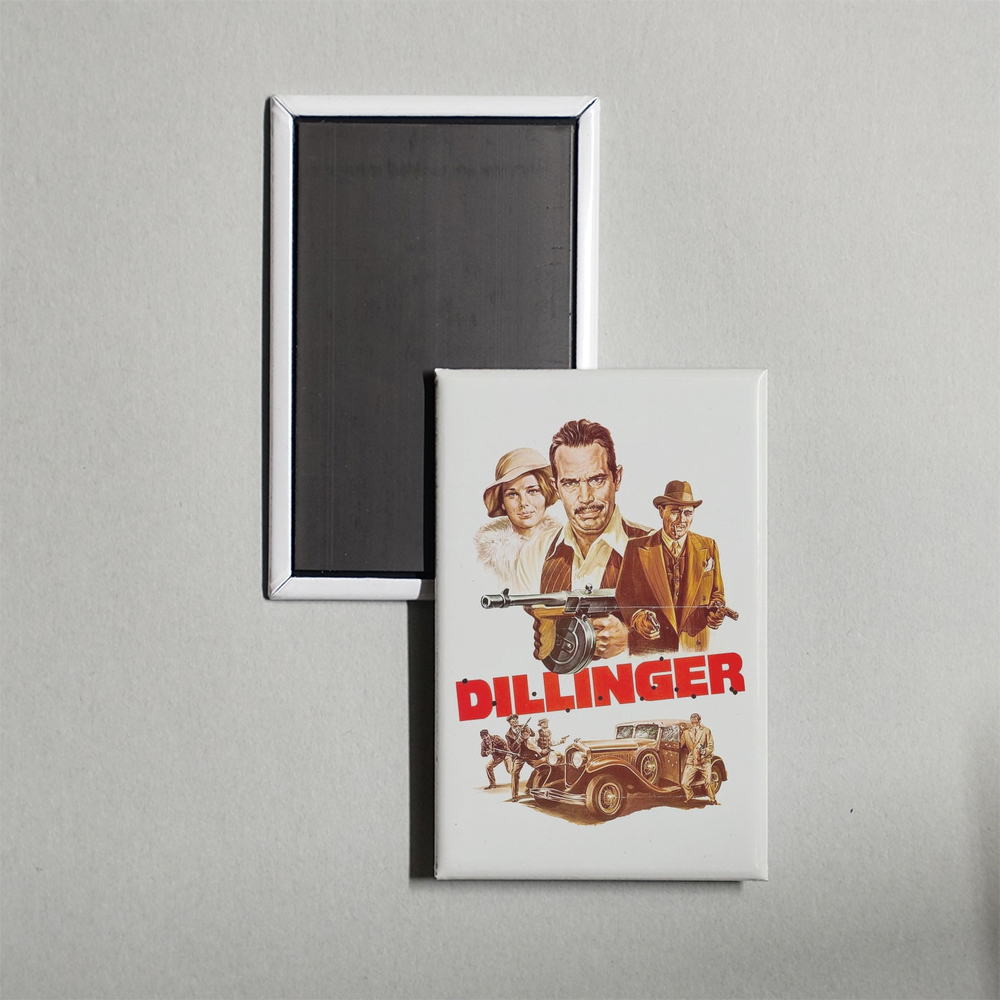 Dillinger Mini Movie Fridge Magnet
