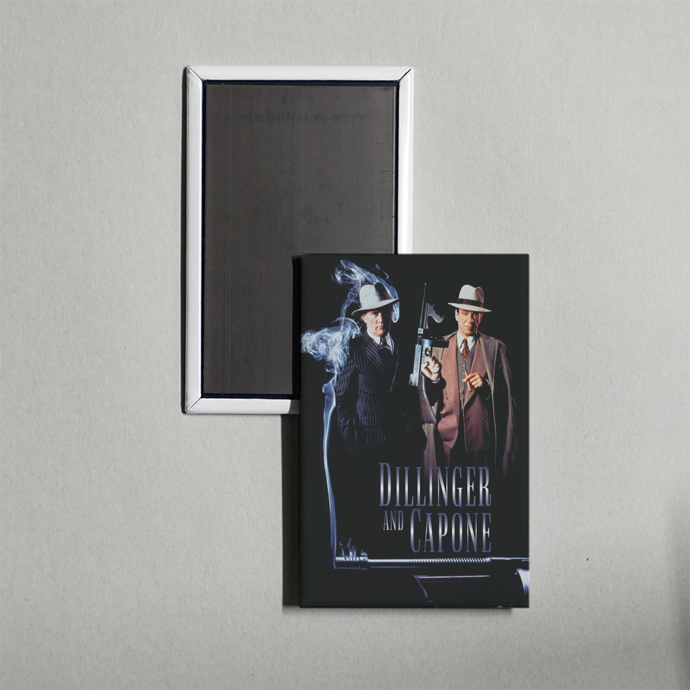 Dillinger and Capone Mini Movie Fridge Magnet