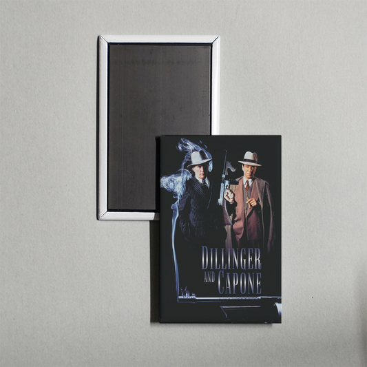 Dillinger and Capone Mini Movie Fridge Magnet