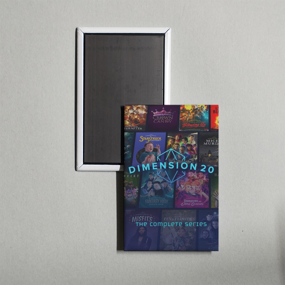 Dimension 20 TV Show Fridge Magnet