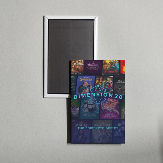 Dimension 20 TV Show Fridge Magnet
