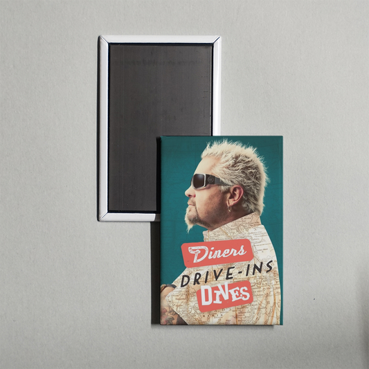 Diners, Drive-Ins and Dives TV Show Fridge Magnet