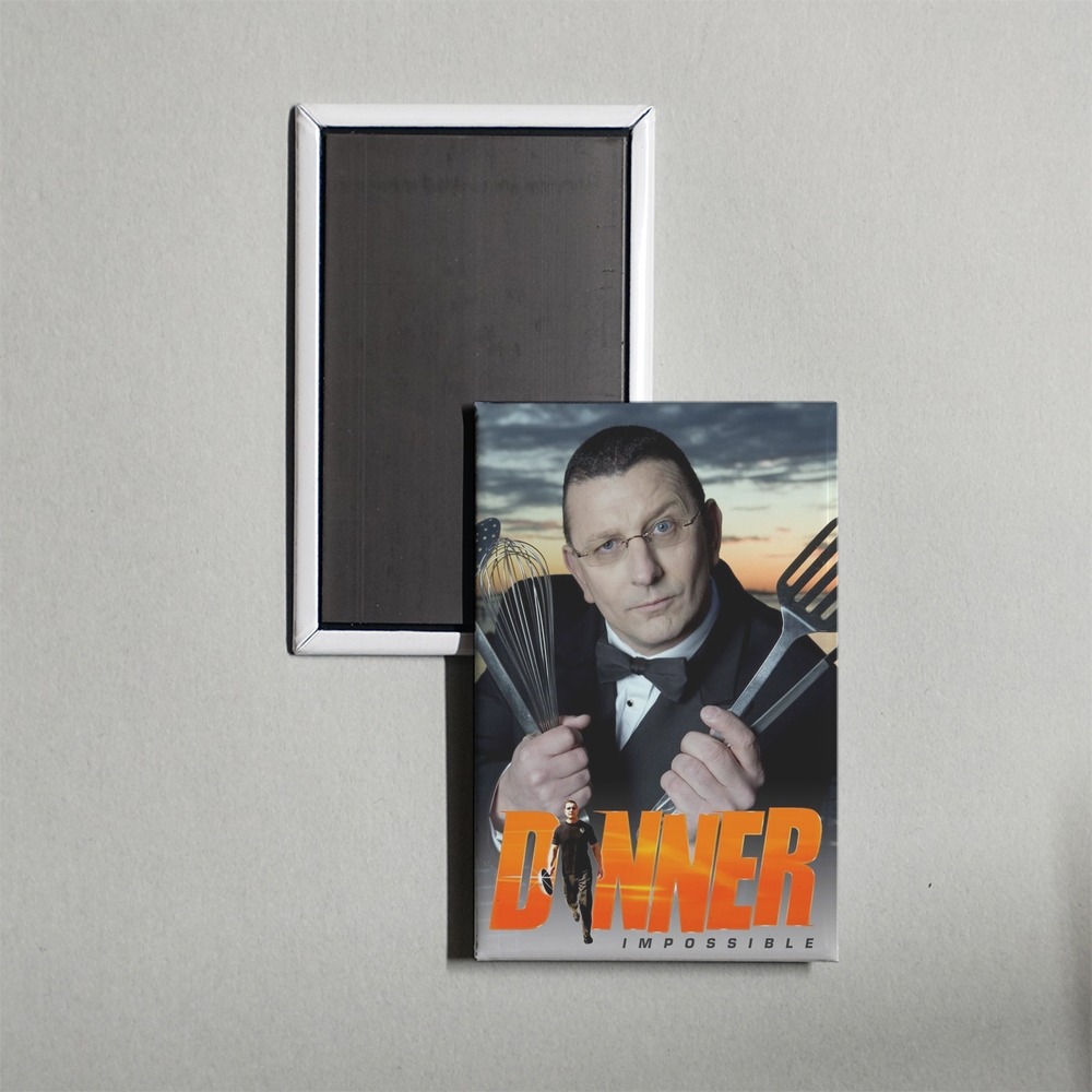 Dinner Impossible TV Show Fridge Magnet