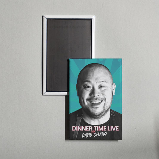 Dinner Time Live with David Chang TV Show Fridge Magnet