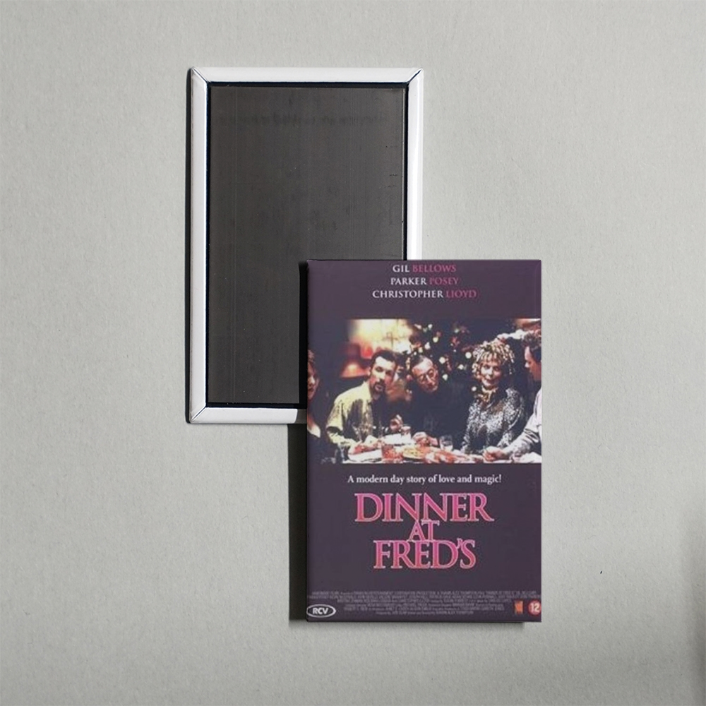 Dinner at Fred's Mini Movie Fridge Magnet