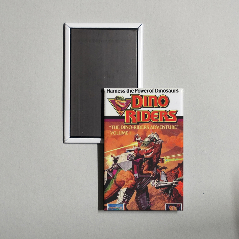Dino-Riders TV Show Fridge Magnet