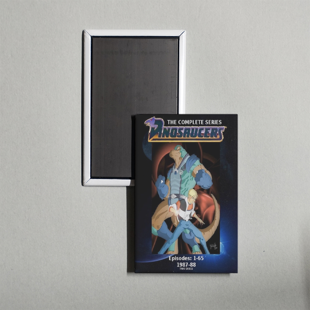 Dinosaucers TV Show Fridge Magnet
