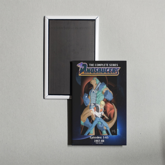 Dinosaucers TV Show Fridge Magnet