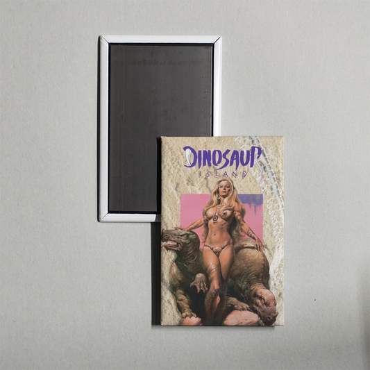 Dinosaur Island Mini Movie Fridge Magnet