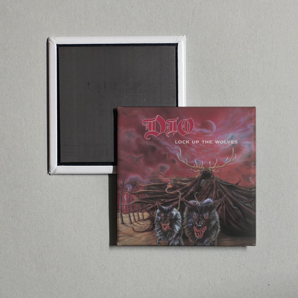 Dio - Lock Up the Wolves (2016 Remaster) Album Cover Fridge Magnet