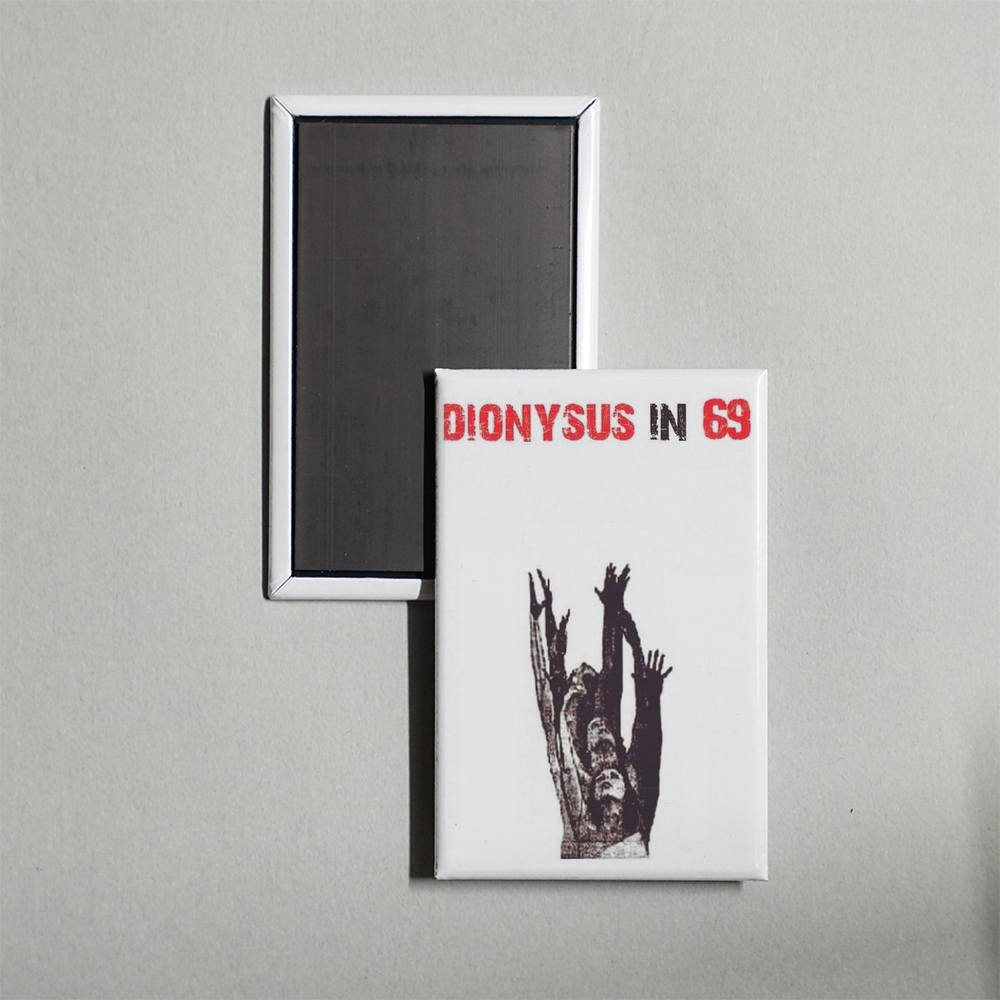 Dionysus in '69 Mini Movie Fridge Magnet