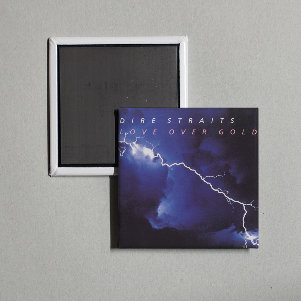 Dire Straits - Love Over Gold Album Cover Fridge Magnet