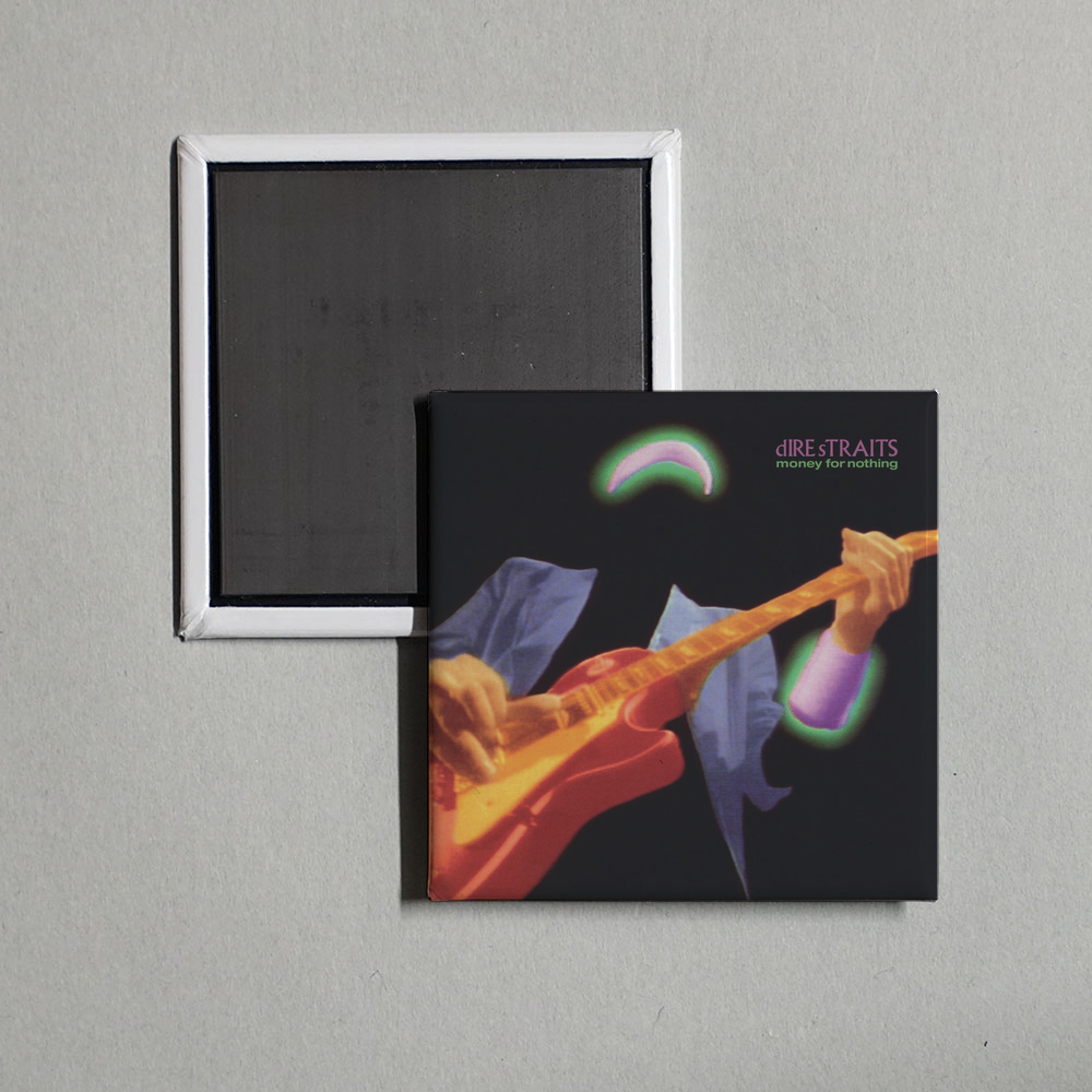 Dire Straits - Money For Nothing (2022 Remaster) Album Cover Fridge Magnet
