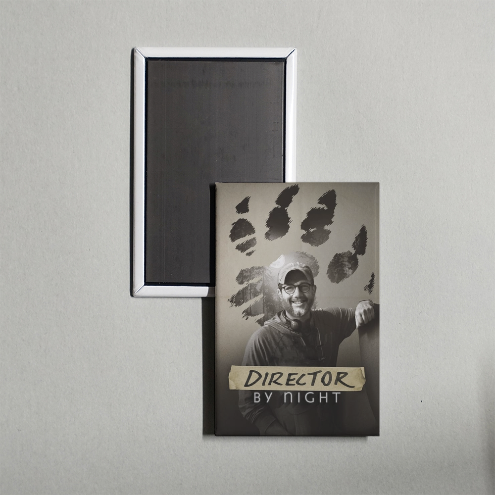 Director by Night Mini Movie Fridge Magnet