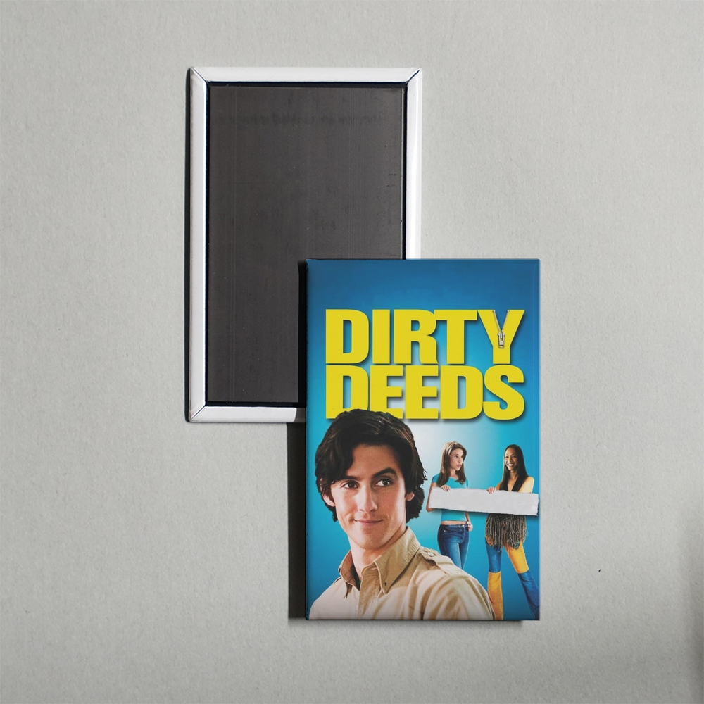 Dirty Deeds Mini Movie Fridge Magnet