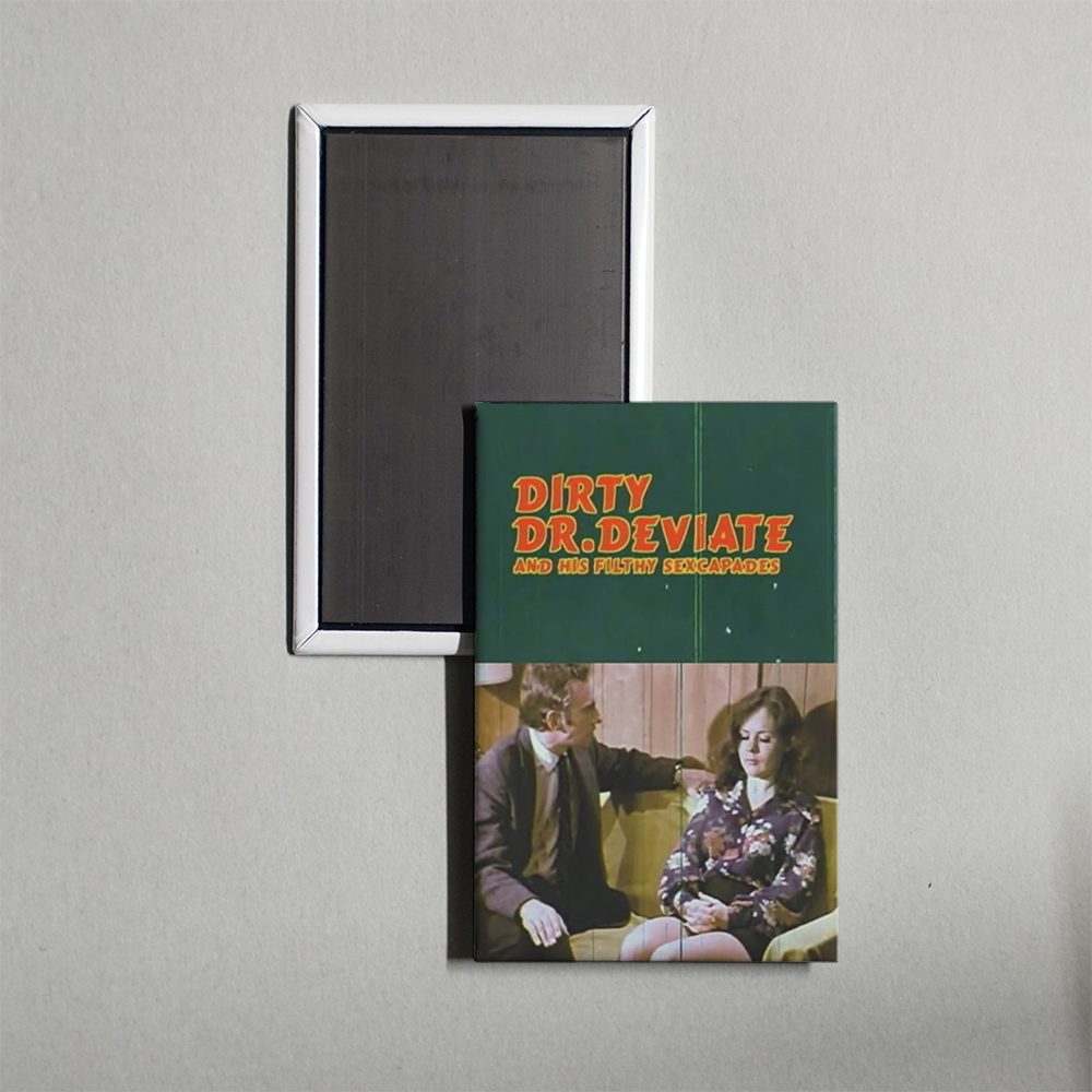 Dirty Doctor Deviate Mini Movie Fridge Magnet