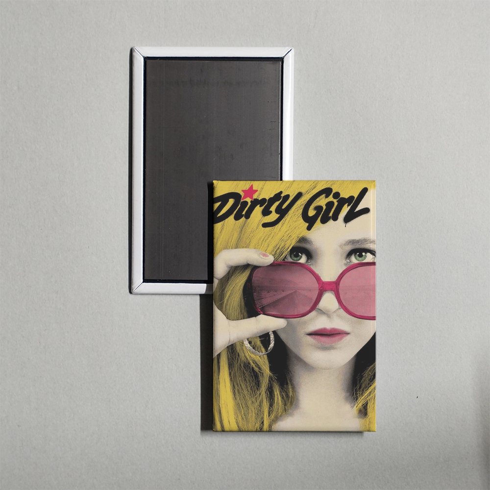 Dirty Girl Mini Movie Fridge Magnet