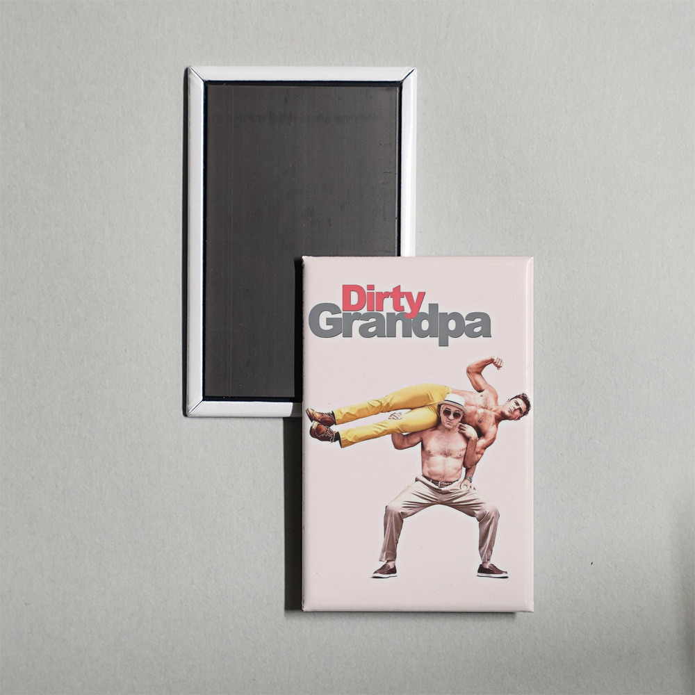 Dirty Grandpa Mini Movie Fridge Magnet