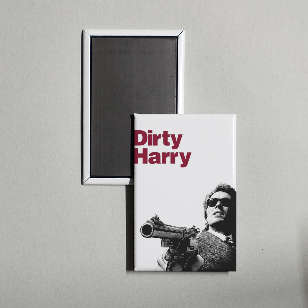 Dirty Harry Mini Movie Fridge Magnet