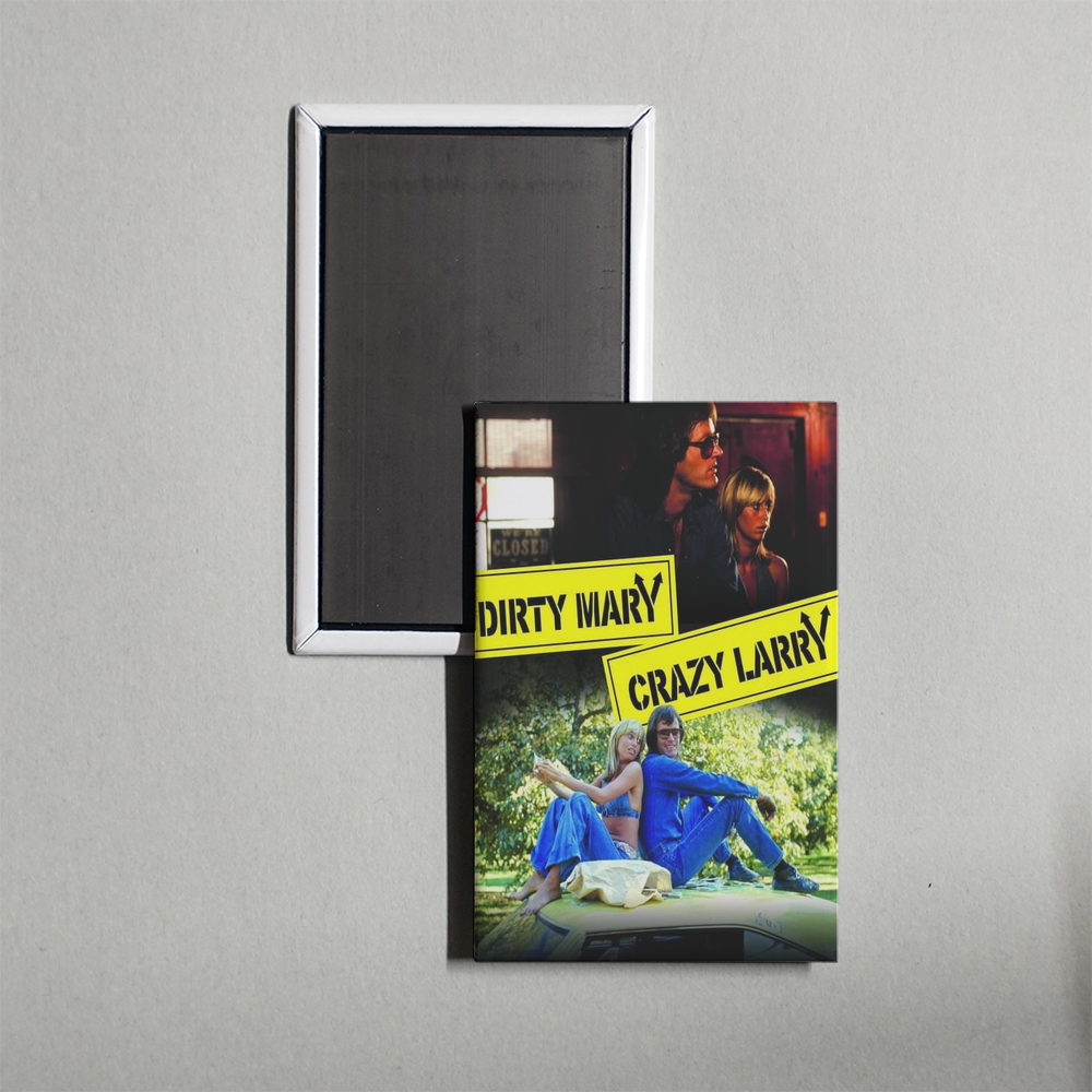Dirty Mary Crazy Larry Mini Movie Fridge Magnet